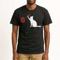 Darts Cat Funny Dart Throwing Cat Dart And Cat Lover Tall T-Shirt