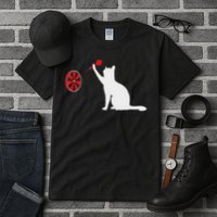 Darts Cat Funny Dart Throwing Cat Dart And Cat Lover Tall T-Shirt