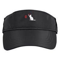 Darts Cat Funny Dart Throwing Cat Dart And Cat Lover Adult Drive Performance Visor