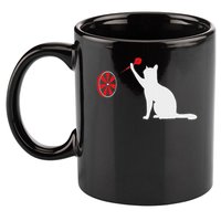Darts Cat Funny Dart Throwing Cat Dart And Cat Lover 11oz C Handle Ceramic Mug