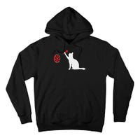 Darts Cat Funny Dart Throwing Cat Dart And Cat Lover Tall Hoodie