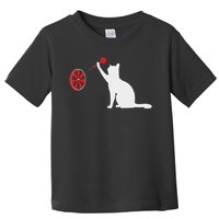 Darts Cat Funny Dart Throwing Cat Dart And Cat Lover Toddler T-Shirt