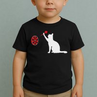 Darts Cat Funny Dart Throwing Cat Dart And Cat Lover Toddler T-Shirt