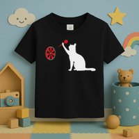 Darts Cat Funny Dart Throwing Cat Dart And Cat Lover Toddler T-Shirt
