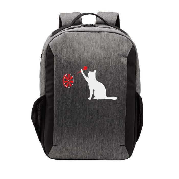 Darts Cat Funny Dart Throwing Cat Dart And Cat Lover Vector Backpack