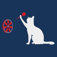 Darts Cat Funny Dart Throwing Cat Dart And Cat Lover Infant Baby Jersey Bodysuit