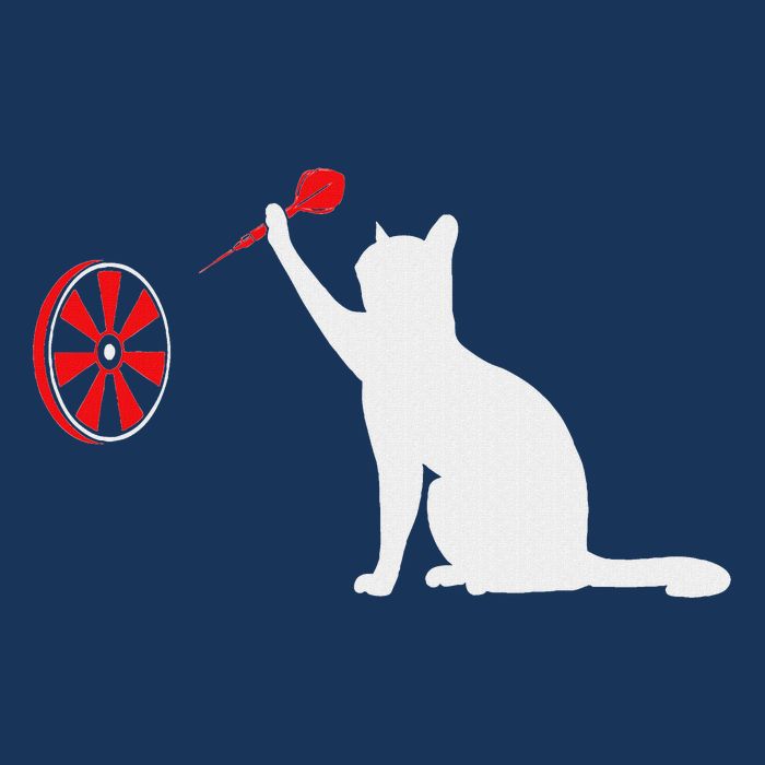 Darts Cat Funny Dart Throwing Cat Dart And Cat Lover Infant Baby Jersey Bodysuit