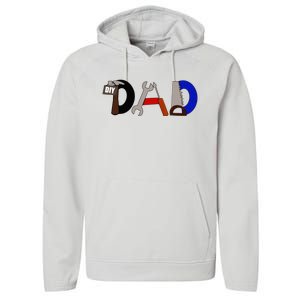 Dad Can Fix Anything Performance Fleece Hoodie