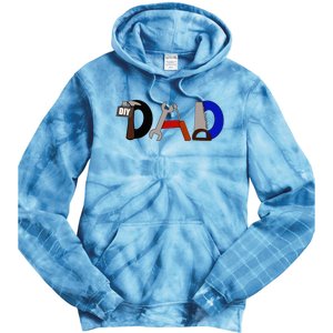 Dad Can Fix Anything Tie Dye Hoodie