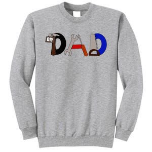 Dad Can Fix Anything Tall Sweatshirt