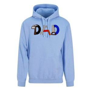 Dad Can Fix Anything Unisex Surf Hoodie