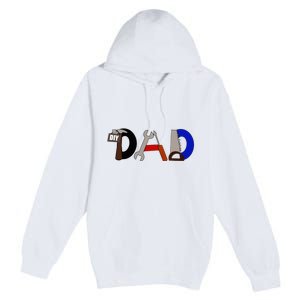 Dad Can Fix Anything Premium Pullover Hoodie