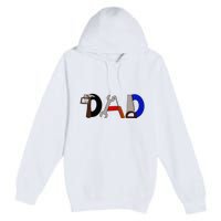 Dad Can Fix Anything Premium Pullover Hoodie