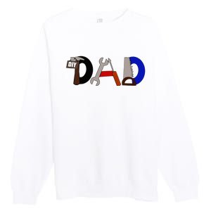 Dad Can Fix Anything Premium Crewneck Sweatshirt