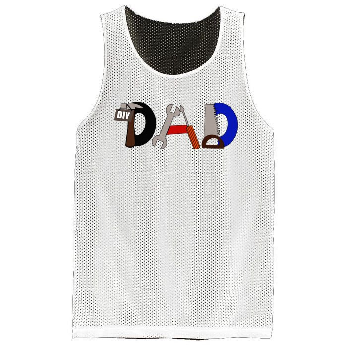 Dad Can Fix Anything Mesh Reversible Basketball Jersey Tank