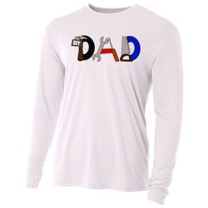 Dad Can Fix Anything Cooling Performance Long Sleeve Crew