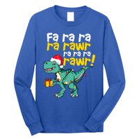 Dinosaur Christmas Fa Ra Ra Ra Rawr Trex Xmas Great Gift Long Sleeve Shirt