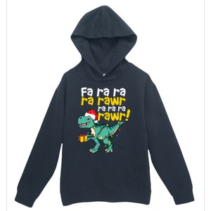 Dinosaur Christmas Fa Ra Ra Ra Rawr Trex Xmas Great Gift Urban Pullover Hoodie