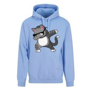 Dabbing Cat Funny Cat Dab Dance Cute Dabbing Kitty Unisex Surf Hoodie