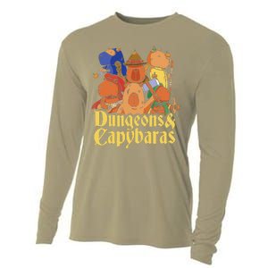 Dungeons & Capybaras Funny Capybara Lover Cooling Performance Long Sleeve Crew