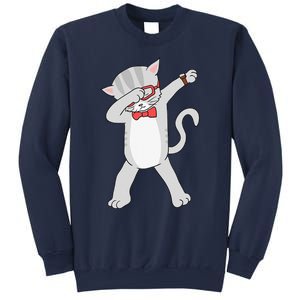 Dabbing Cat Funny Dab Gift Cat Tee Sweatshirt