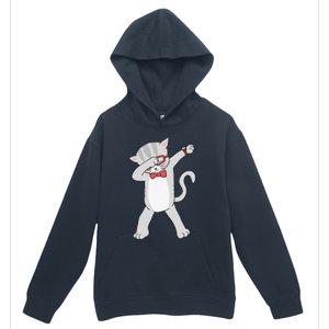 Dabbing Cat Funny Dab Gift Cat Tee Urban Pullover Hoodie