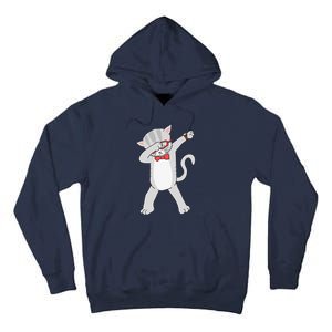 Dabbing Cat Funny Dab Gift Cat Tee Tall Hoodie