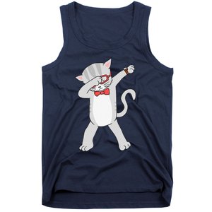 Dabbing Cat Funny Dab Gift Cat Tee Tank Top