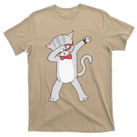 Dabbing Cat Funny Dab Gift Cat Tee T-Shirt