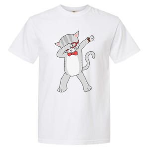 Dabbing Cat Funny Dab Gift Cat Tee Garment-Dyed Heavyweight T-Shirt