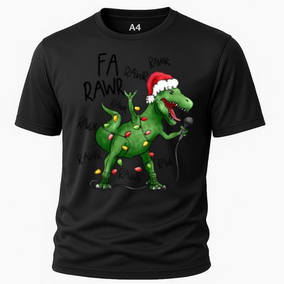 Dinosaur Christmas Fa Ra Rawr Tree Rex Xmas Dino Gift Performance Shirt