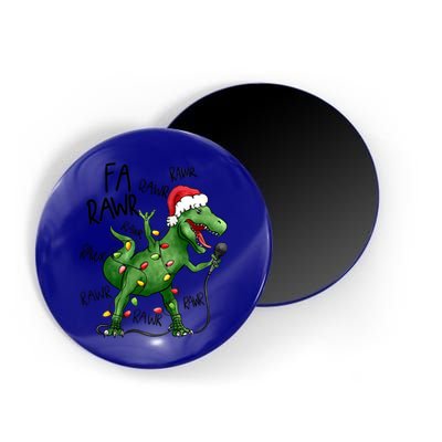 Dinosaur Christmas Fa Ra Rawr Tree Rex Xmas Dino Gift Magnet