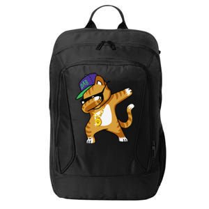 Dabbing Cat Funny Dab Hip Hop Dabbing Kitty City Backpack