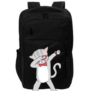 Dabbing Cat Funny Dab Gift Cat Impact Tech Backpack