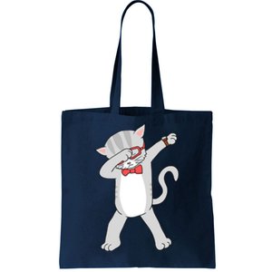 Dabbing Cat Funny Dab Gift Cat Tote Bag