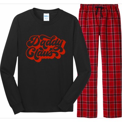 Daddy Claus Funny Christmas Family Matching Pajamas Daddy Cute Gift Long Sleeve Pajama Set