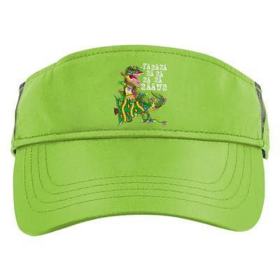 Dinosaur Christmas Fa Ra Rawr Tree Rex Boys Xmas Adult Drive Performance Visor