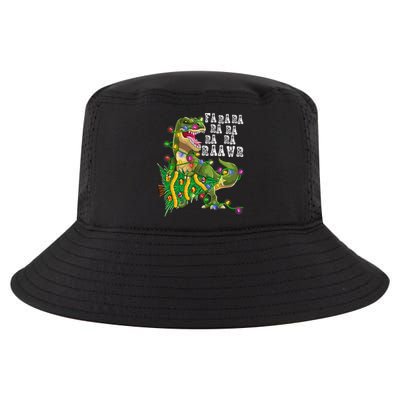 Dinosaur Christmas Fa Ra Rawr Tree Rex Boys Xmas Cool Comfort Performance Bucket Hat