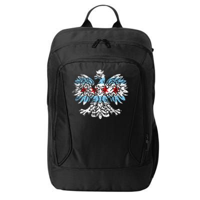 Distressed Chicago Flag Polish Poland Eagle City Backpack