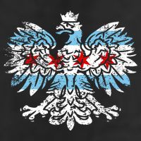 Distressed Chicago Flag Polish Poland Eagle Adult Drive Performance Visor