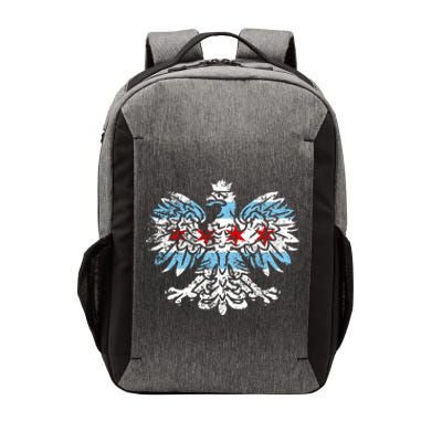 Distressed Chicago Flag Polish Poland Eagle Vector Backpack