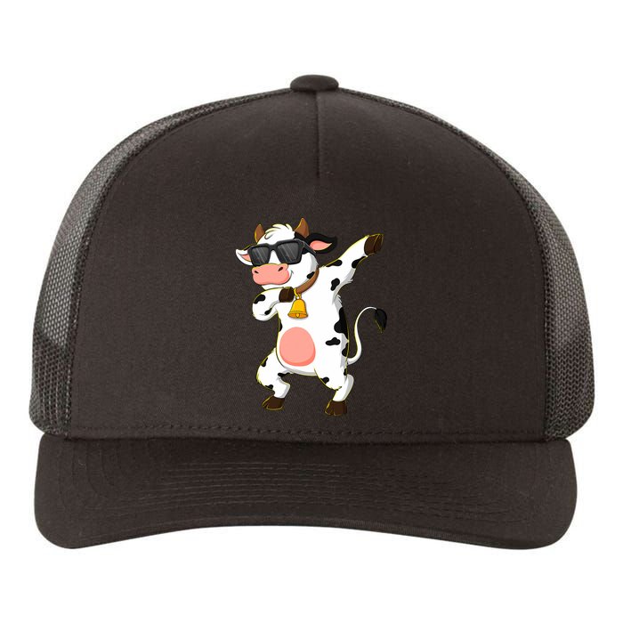 Dabbing Cow For Cow Lover Christmas Yupoong Adult 5-Panel Trucker Hat