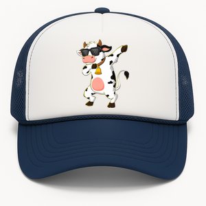 Dabbing Cow For Cow Lover Christmas Trucker Hat