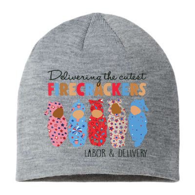 Delivering Cutest Firecrackers Labor Delivery Sustainable Beanie