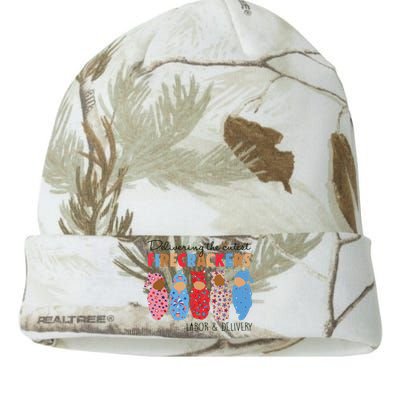 Delivering Cutest Firecrackers Labor Delivery Kati Licensed 12" Camo Beanie