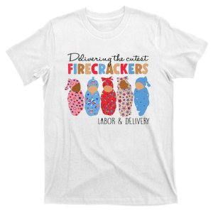 Delivering Cutest Firecrackers Labor Delivery T-Shirt