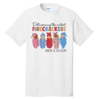 Delivering Cutest Firecrackers Labor Delivery Tall T-Shirt