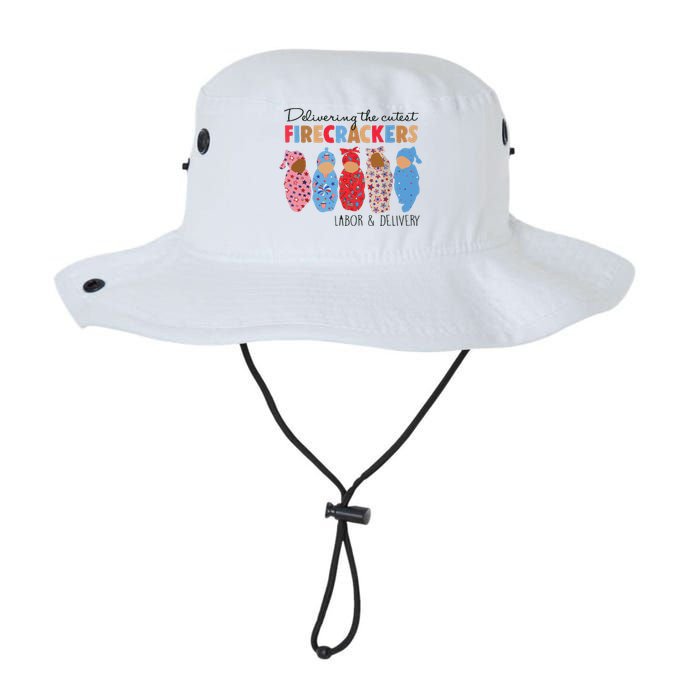 Delivering Cutest Firecrackers Labor Delivery Legacy Cool Fit Booney Bucket Hat