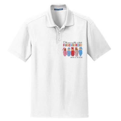 Delivering Cutest Firecrackers Labor Delivery Dry Zone Grid Polo