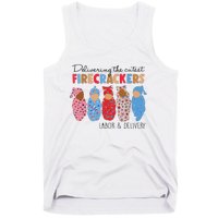 Delivering Cutest Firecrackers Labor Delivery Tank Top